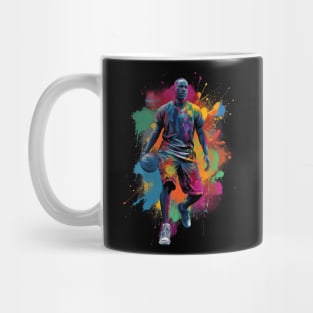 Basketball Player Illustration Mug